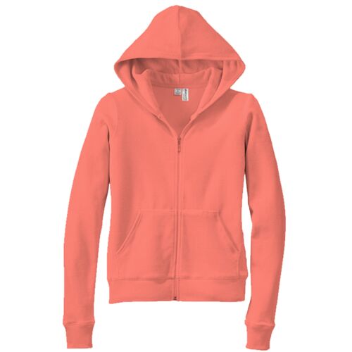 Threadfast Apparel Unisex Triblend Full-Zip Light Hoodie Thumbnail