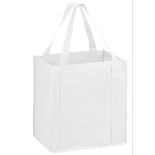 Heavy Duty Non-Woven Grocery Tote Bag with Poly Board Insert  Thumbnail