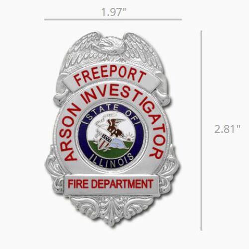 Freeport Arson Investigator Badge   Thumbnail