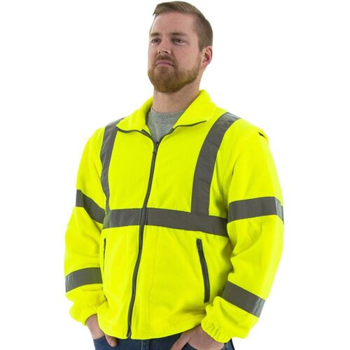 Majestic 75-5381 Hi Vis Yellow ANSI Class 3 Fleece Liner Thumbnail