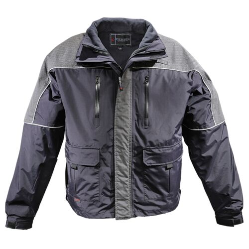 Gerber Outerwear Eclipse SX Waist Length Jacket with Removable Liner, ASTM F1671 - Navy  Thumbnail