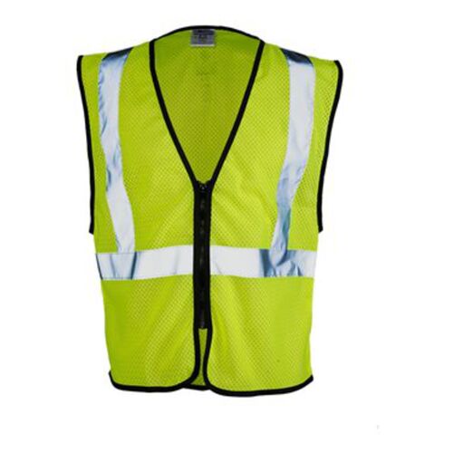 ML Kishigo - Class 2 Zipper Mesh Economy Vest Thumbnail