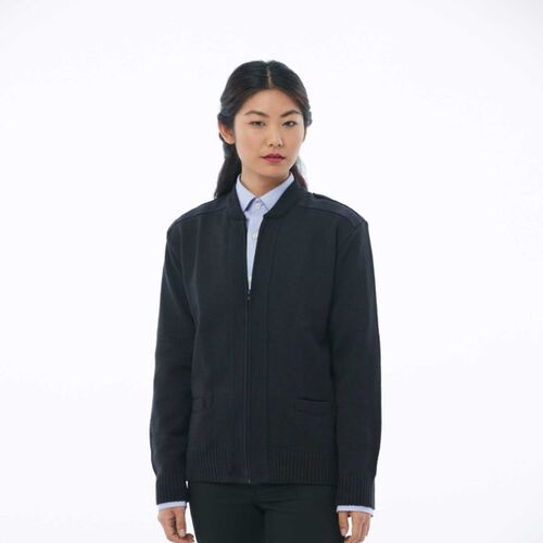 Commando Crew Neck Zip Front  Thumbnail