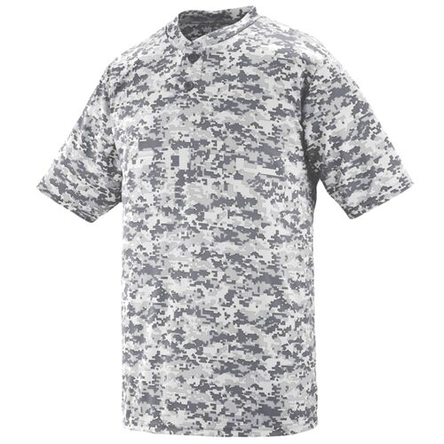 Adult Polyester Digi Print Two-Button Short-Sleeve Jersey Thumbnail