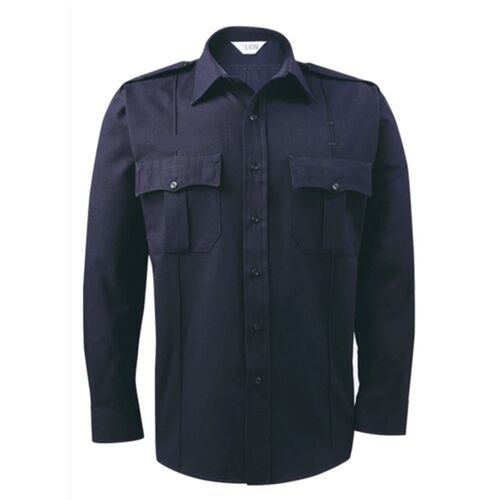 LION Polycotton Bravo Long Sleeve Shirt Ladies - Navy Thumbnail