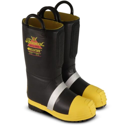 HELLFIRE – WOMEN’S 14″ KEVLAR® INSULATED RUBBER BUNKER BOOT Thumbnail