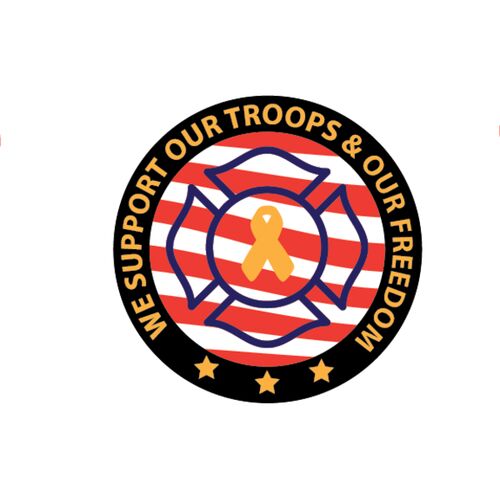 Westmont Custom Pin Support Our Troops  Thumbnail