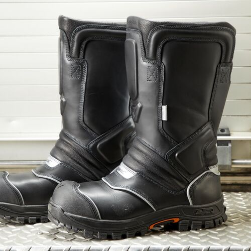 QR14-14" Pull-On Leather Structural Boot Women's  Thumbnail