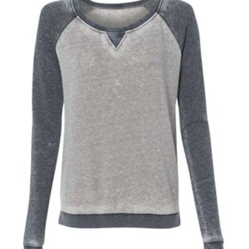 J. America - Women’s Zen Fleece Raglan Sweatshirt Thumbnail