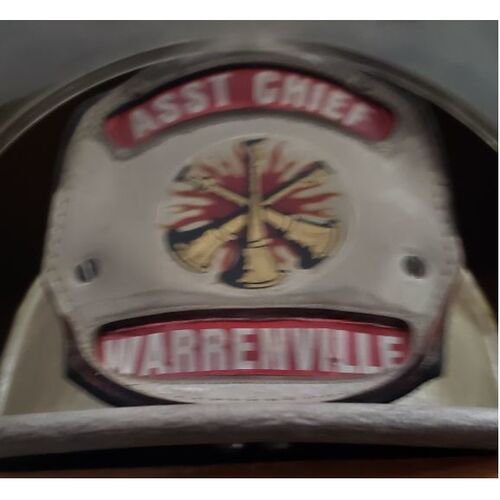 Warrenville 6" Assistant Chief Helmet Shield  Thumbnail