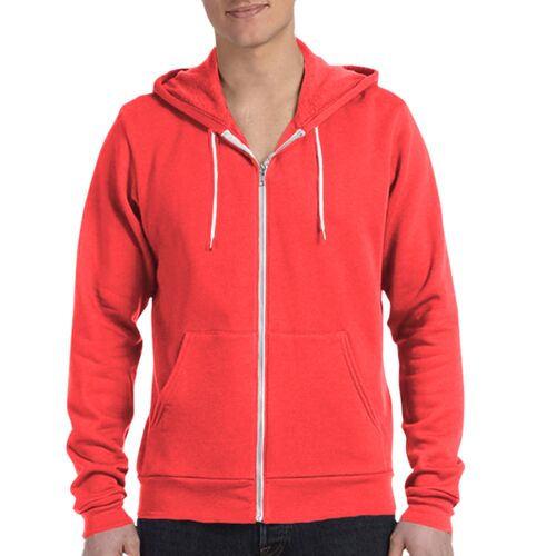 Unisex Poly-Cotton Fleece Full-Zip Hooded Sweatshirt Thumbnail